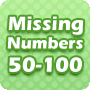 Missing Numbers 50-100 – 1st Grade Math Worksheet - Math Blaster