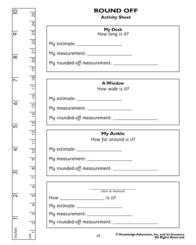 Round Off - Free Printable Math Worksheet for 2nd Graders