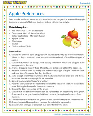 Apple Preferences - Printable Graph Activity for Kids