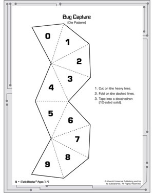 Bug Capture - Free Printable Addition Worksheet