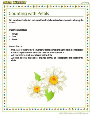 Free Counting Activity for Kindergarten