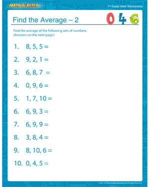 Statistics is easy when you have this free fun 7th grade worksheet!