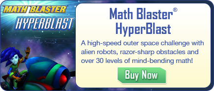 Math Blaster HyperBlast - Aplic. Cool Matemática Celular para Crianças